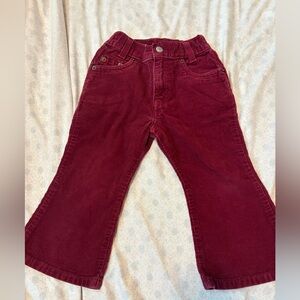 vintage Levi red corduroy pants